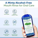Eco-Dent Alcohol-Free Mouthwash, Mint - Ultimate Essential MouthCare, Oral Care Mouth Wash for Adults, Baking Soda Mouth Rinse with CoQ10/Herbs/Essential Oils, 8 Fl Oz (Pack of 2) by CozyNest Decor