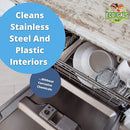 Dishwasher Cleaner, Heavy Duty, Septic Safe, Removal of Odors, Limescale, Smell, Grime, and Calcium - 12 Tablets - 12 Month Supply - Unscented by TinyTreasures Baby Boutique