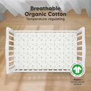 KeaBabies 2-Pack Organic Crib Sheets for Boys, Girls - 52x28 Fitted Crib Mattress Sheet Neutral, Breathable Jersey Cotton Cover for Baby Bed, Toddler Mattress, Soft & Cute Prints (KeaSafari) by TinyTreasures Baby Boutique