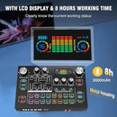 RHM Podcast Equipment Bundle with 48V Phantom Power & Condenser Microphone, 4 Customized Soundpads, 12 Preset Sound Effects, 4 Voice Changing Modes & LCD Display, for PC/Phone/Live Streaming by TinyTreasures Baby Boutique
