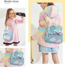 KL928 Girls Bowknot Polka Dot Cute Mini Backpack Small Daypacks Convertible Shoulder Bag Purse for Women by TinyTreasures Baby Boutique