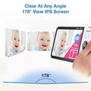 VTech VM919HD (Upgraded) Video Monitor with 7'' 720p Screen,360 Panoramic Viewing, 110 Wide-Angle View,Night Vision, Up to 1000ft Range, Secured Transmission No WiFi by TinyTreasures Baby Boutique