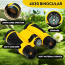 KON-TIKI 4-in-1 Kids Explorer Kit – 4x30 Binoculars with Compass, 20x–40x Handheld Microscope, 12x30 Telescope, Glow-in-The-Dark Compass – Outdoor Adventure & Nature Exploration Toy for Ages 4+ by TinyTreasures Baby Boutique