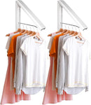 InstaHanger - Wall Mounted Drying Rack - The Original Collapsible Clothes Drying Rack and Storage by CozyNest Decor