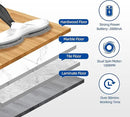 Electric Mop for Floor Cleaning, As Seen On TV, Cordless Spin Mopper Motorised Electric Mops for Hardwood Tile Laminate Floor Daily Light Cleaning (No Water Tank) by CozyNest Decor