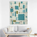 ICMOLYYENLO Boho Medieval Cat Tapestry, Abstract Atomic Starburst Geometric Aesthetic Art Wall Hanging For Bedroom Living Room Dormitory 50x60 Inches by CozyNest Decor