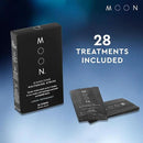 MOON Dissolving Teeth Whitening Strips - Vegan, Easy-to-Use, No Rinse White Strips - Hydrogen Peroxide and Essential Oils Infused Gentle Teeth Whitening Kit - Travel Essentials for Oral Care (56 Ct) by CozyNest Decor