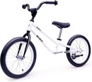 16 Inch Kids Balance Bike for 5-8 Year Old, BMX Kids Bike with No Pedals, Air Rubber Tires, Footrests, Adjustable Height for Big Kids, Boys, Girls by TinyTreasures Baby Boutique