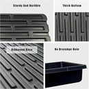 20 Pcs Plant Growing Nursery, Standard 1020 Trays Plastic Sturdy Farmer Self Seedling Tray for Microgreens Indoor Nursery Pots Transplantation (20-Pack, 21.6"×11.2", 2.52" Deep, no Holes) by GreenHaven Gardens