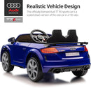 Kids Electric Car, Licensed Audi 6V Kids Ride on Toy Car for Toddlers with Remote - Dark Blue by TinyTreasures Baby Boutique