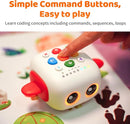 Upgraded Talebot Pro Coding Robot for Kids Aged 3-5, Education & Learning Toys for Toddlers to Learn Early Programming, Screen-Free STEM Robotics for Classroom Pre-k Kids Homeschool by TinyTreasures Baby Boutique