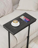 TUTOTAK End Table, Side Table, Tall Couch Table, Sofa Table, Living Room, Bedroom, Black TB01BK0832 by CozyNest Decor