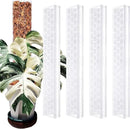 Plastic Moss Pole 4 Pcs Plant Stakes Extending to 62 Inch for Training Indoor Climbing Plants Such as Monstera to Grow Upwards-Use Plant Support Poles Work with Sphagnum Moss or Other soils by GreenHaven Gardens