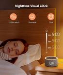 Dreamegg D1+ Sound Machine & Alarm Clock - Sound Machine for Sleep, White Noise Machine with 29 Soothing Sounds, Night Light, 0-100% Dimmable, White Noise Alarm Clock for Bedrooms Adults Baby by TinyTreasures Baby Boutique