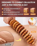 ONUEMP Wood Therapy Massage Tools, Wooden Bend Waist Thigh Massager & Muscle Roller Stick, Maderoterapia Colombiana Kit for Lymphatic Drainage, Anti Cellulite, Body Contouring/Shaping, Deep Tissue by CozyNest Decor