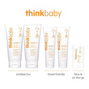 Thinkbaby SPF 50+ Baby Mineral Sunscreen – Safe, Natural Sunblock for Babies - Water Resistant Sun Cream – Broad Spectrum UVA/UVB Sun Protection – Vegan Baby Sunscreen Lotion, 3 Oz. by TinyTreasures Baby Boutique