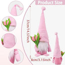 Gnome Plush Decorations Gift,15 inch Gnomes Decorations for Home,Fall Gnomes Plush Table Decoration Gnome Gifts for Women Swedish Tomte Nisse Doll Tabletop Scandinavian Elf Plushie,Pink by CozyNest Decor