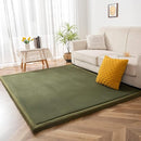 MAXYOYO Baby Play Mat, 1.2" Thick Memory Foam Soft Padded Carpet with Non-Slip Backing, 5x7 ft Japanese Tatami Rug Living Room for Kids, Toddler, Children, Nusery(Olive Green) by TinyTreasures Baby Boutique