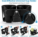 Accmor Universal Cup Holder, Stroller Cup Holder, 360° Rotatable Large Caliber Designed Bottle Holder for Stroller, Bike, Wheelchair, Walker, Scooter by TinyTreasures Baby Boutique