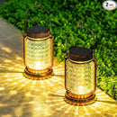 Outdoor Garden Decor, 2 Pack Solar Lantern Waterproof Warmwhite Mason Jar Hanging Lights, Porch Decorative for Garden Yard Patio Backyard Deck Courtyard Lawn by GreenHaven Gardens