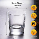 KAMMAK Crystal Whiskey Glasses Set of 2, Hand Blown 8.79oz Old Fashioned Glasses Stemless, Luxury Handcrafted Cocktail Glasses, Scotch Cup for Women, Men Gift for Rocks, Bourbon, Bar Barware by CozyNest Decor