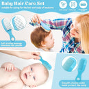 JIFTOK Baby Healthcare and Grooming Kit, 30 in 1 Baby Electric Nail Trimmer Set, Newborn Nursery Care Kit, Baby Essentials Set with Hair Brush Comb, Nail Clippers for Infant Toddlers Boys Girls (Blue) by TinyTreasures Baby Boutique
