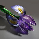 Garden Metal Violet Flower with Solar Light Outdoor Spring Decoration Figurine for Patio, Balcony, Yard, Lawn Ornament Unique Housewarming Gift by GreenHaven Gardens