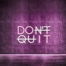 Don't Quit LED Neon Sign for Wall Decor, DO IT Neon Lights Party Decorations, USB Powered Switch Lighting Adjustable for Office, Gym, Man Cave, Gamer Room Decor by CozyNest Decor