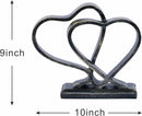 Heart Sculpture for Living Room Decor Heart Decoration Gift for Her and Him Love Wedding Anniversary Couples Gift Modern Heart Statue for Home Coffee Table Dining Table Centerpiece Birthday Gift by CozyNest Decor