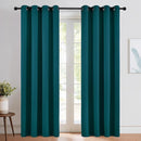 NICETOWN Teal Blackout Curtains 84inch Length 2 Panels Set, Grommet Chic Thermal Insulated Room Darkening Window Treatments for Bedroom/Living Room, W52 x L84 by TinyTreasures Baby Boutique