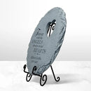 Let's Make Memories Personalized Always in Our Hearts Memorial Garden Stone - Sympathy Marker by CozyNest Decor