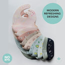 Loulou Lollipop Soft, Waterproof Silicone Feeding Bib for Babies and Toddlers by TinyTreasures Baby Boutique