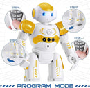 KingsDragon RC Robot Toys for Kids, Gesture & Sensing Programmable Remote Control Smart Robot for Age 3 4 5 6 7 8 Year Old Boys Girls Birthday Gift Present,Yellow by TinyTreasures Baby Boutique