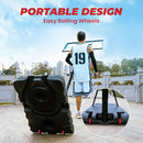 IGL Portable Basketball Hoop, 5.6-10FT Adjustable Basketball Goal System, 44 Inch Outdoor Basketball Hoop & Goals for Kids, Youth, and Adults in The Backyard, Driveway with PC Backboard by TinyTreasures Baby Boutique