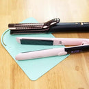 ANGENIL Heat Resistant Silicone Mat Suitable for Curling Iron, Flat Iron, Hot Tools,Safe and Heat-Resistant, Food Grade Silicone (9 "x 6.5") by CozyNest Decor