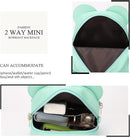 KL928 Girls Bowknot Polka Dot Cute Mini Backpack Small Daypacks Convertible Shoulder Bag Purse for Women by TinyTreasures Baby Boutique