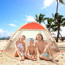 Gorich Beach Tent Sun Shelter for 3/4-5/6-7/8-10 Person with UPF 50＋ UV Protection, Lightweight & Easy Setup Beach Shade Canopy, Portable Beach Shade Tent Beach Cabana by TinyTreasures Baby Boutique