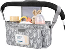 Accmor Universal Stroller Organizer with Insulated Cup Holder and Shoulder Strap, Stroller Bag Caddy Organizer Stroller Accessories for Uppababy, Baby Jogger, Nuna, Doona, Britax Strollers by TinyTreasures Baby Boutique