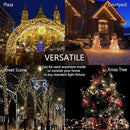 2 Pack Solar Christmas Lights Outdoor Waterproof, Total 400led 144ft Each 8 Modes Solar String Lights Solar Fairy Lights Decoration for Garden Yard Patio House Christmas Tree Xmas(Warm White) by GreenHaven Gardens