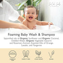 SoCal Suds & Company - 2-in-1 Organic Foaming Baby Shampoo & Body Wash Refill- Natural Botanical Castile Soap Baby Wash Sensitive Skin, Newborn Nourishing Soothing Ingredients - Soft Citrus, 32oz by TinyTreasures Baby Boutique