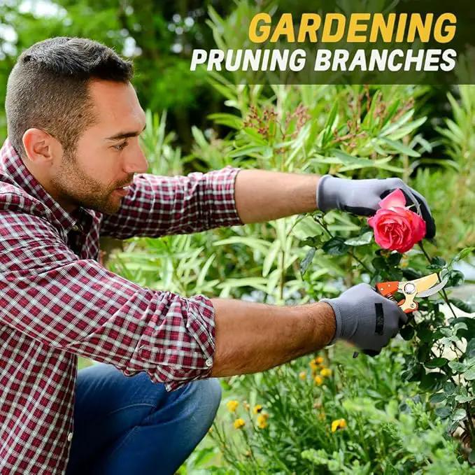 Garden Pruners, Heavy Duty Garden Clippers,Pruning Shears with Adjustable Thumb Lock,Hand Gardening Tools Pruners,Stainless Steel Sharp Gardening Scissors (MJ003), photo 5 of 7