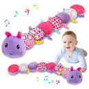 Baby Stuffed Animal Toys for 0-6 6-12 Months, Baby Musical Caterpillar Tummy Time Toys for Babies 3 6 9 12 18 Months, Newborn Infant Sensory Toys Gifts for 1 2 Year Old Boys Girls by TinyTreasures Baby Boutique