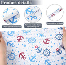 Shappy 2 Pcs Large Travel Laundry Bag Washable Waterproof Wet Dry Large Dirty Clothes Bag Bathing Workout(Navigation) by TinyTreasures Baby Boutique