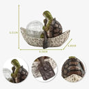 Garden Statue of Turtle,Garden Decor Turtle Figurine,Turtle Outdoor Statue,Solar Turtle Decor for Patio,Balcony,Yard,Lawn Ornament,Perfect Garden Gift by GreenHaven Gardens