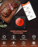 BFOUR Meat Thermometer Wireless Bluetooth, LCD Digital Meat Thermometer with Dual Probe, Wireless Remote BBQ Thermometer for Smoker Kitchen Cooking Grill Thermometer for Grilling BBQ Oven by GreenHaven Gardens