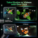 Handheld Digital Microscope D-KS2 with 2" IPS Screen - Take Pictures & Videos - Download to PC & Mac - 1000X Pocket Microscope for Kids/Adults with 32G SD Card - Use Indoors&Outdoors by TinyTreasures Baby Boutique