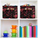 Storage Basket Cube Storage Bins Organizer Bag Collapsible Closet Shelf Baskets with handle for Baby Cloth Pet Toy Book 14.2×10.2×8.3 IN by TinyTreasures Baby Boutique