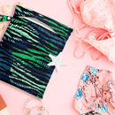 Wet Bag, Wet Dry Bag, Wet Bag for Swimsuit, Travel, Beach, Pool, Diapers, Dirty Yoga Gym Clothes, Makeup Bag, Waterproof Tropical Palm Leaves Decor Jungle Palm Leaf Favors by TinyTreasures Baby Boutique