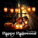 EverBrite 6-Pack Halloween Pumpkin Lantern, Collapsible Jack O Lantern Pumpkins with Lanyard, Halloween Party Favors for Kids, Light up Pumpkin Outdoor for Halloween Party Decoration, Battery Included by GreenHaven Gardens