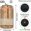 2 Pack Solar Lanterns Outdoor Waterproof - Birthday Gifts for Women, Men, Mom, Solar Lights Outdoor Hanging Garden Decor for Outside, Patio, Outdoor, Yard, Lawn, Balcony Modern by GreenHaven Gardens